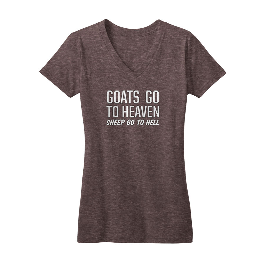 Rodeo Goat Dallas - Goats Go To Heaven Tee