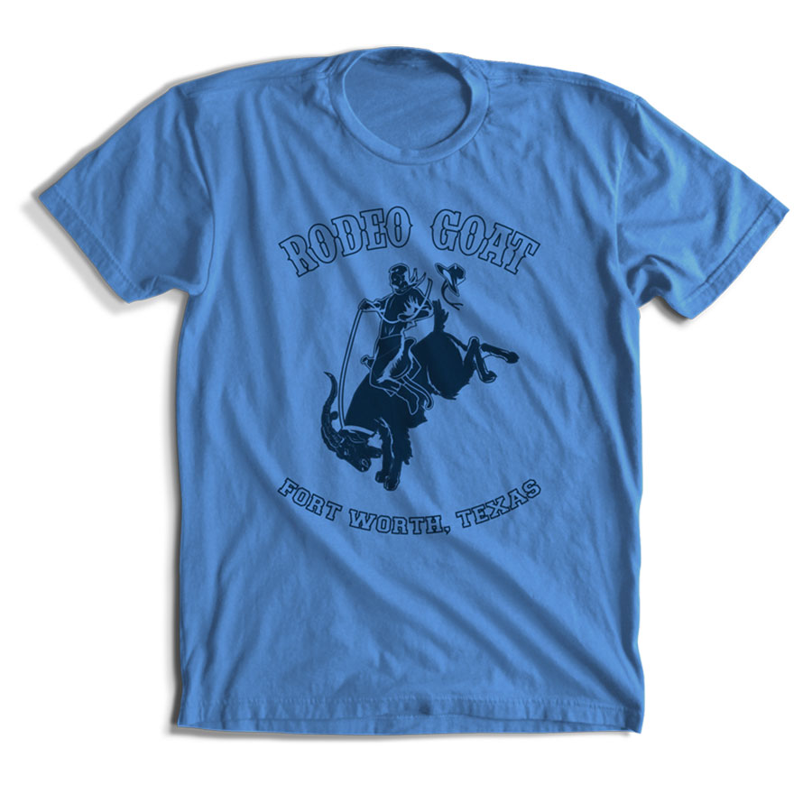 Rodeo Goat Fort Worth - Bucking Goat Tee