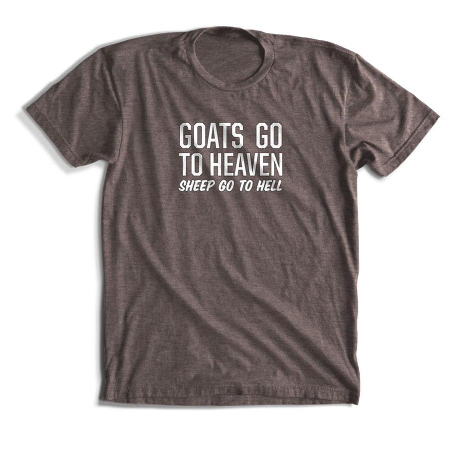 Rodeo Goat Houston - Goats Go To Heaven Tee