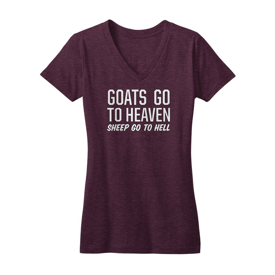 Rodeo Goat Cypress Waters - Goats Go To Heaven Tee