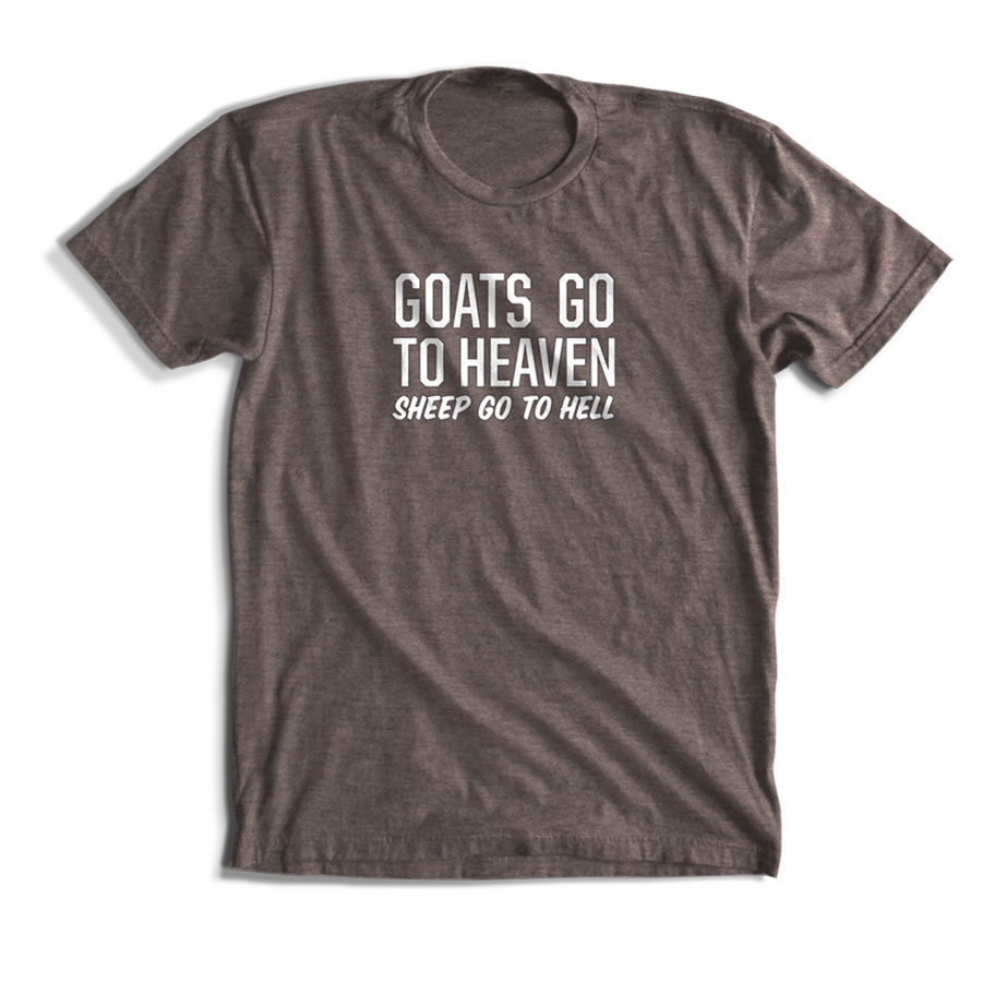 Rodeo Goat Rockwall - Goats Go To Heaven Tee