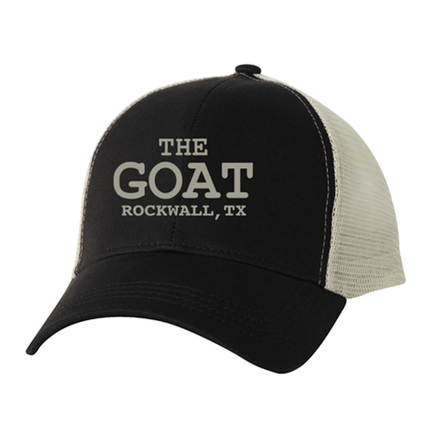 Rodeo Goat Rockwall - Goat Trucker Hat