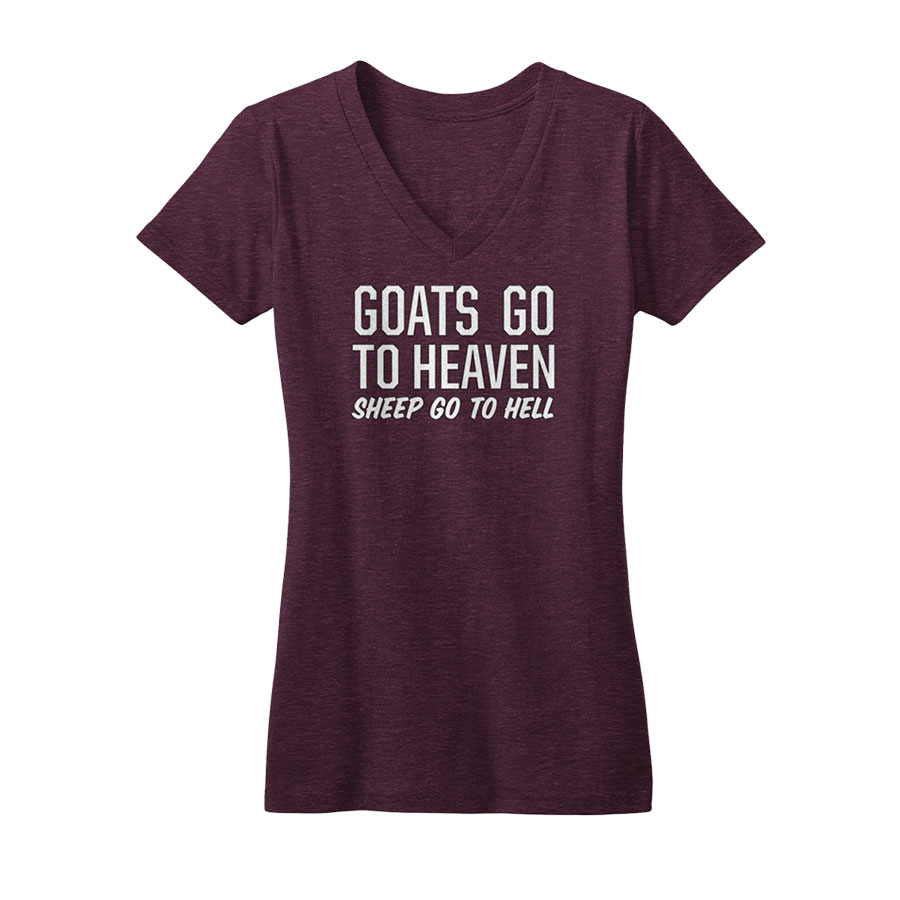 Rodeo Goat Rockwall - Goats Go To Heaven Tee